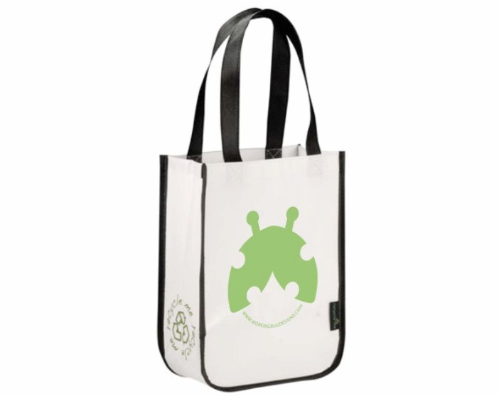Working Bug Designs branded tote bag
